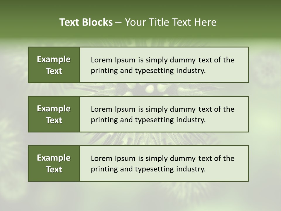 Viral Cell Attack PowerPoint Template