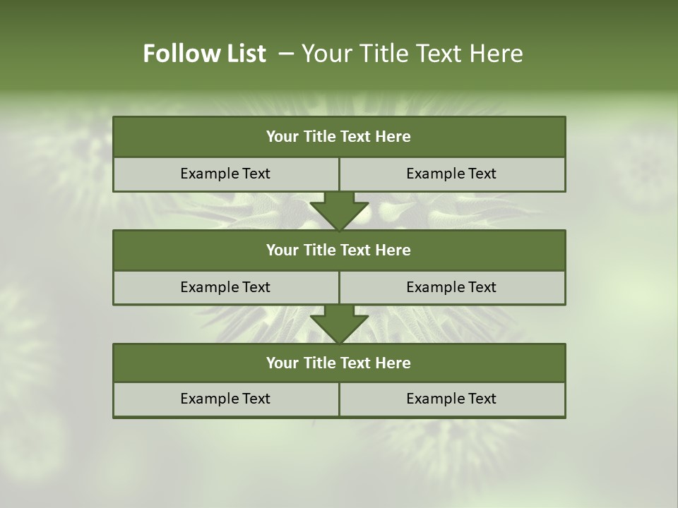 Viral Cell Attack PowerPoint Template