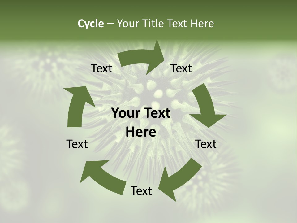 Viral Cell Attack PowerPoint Template