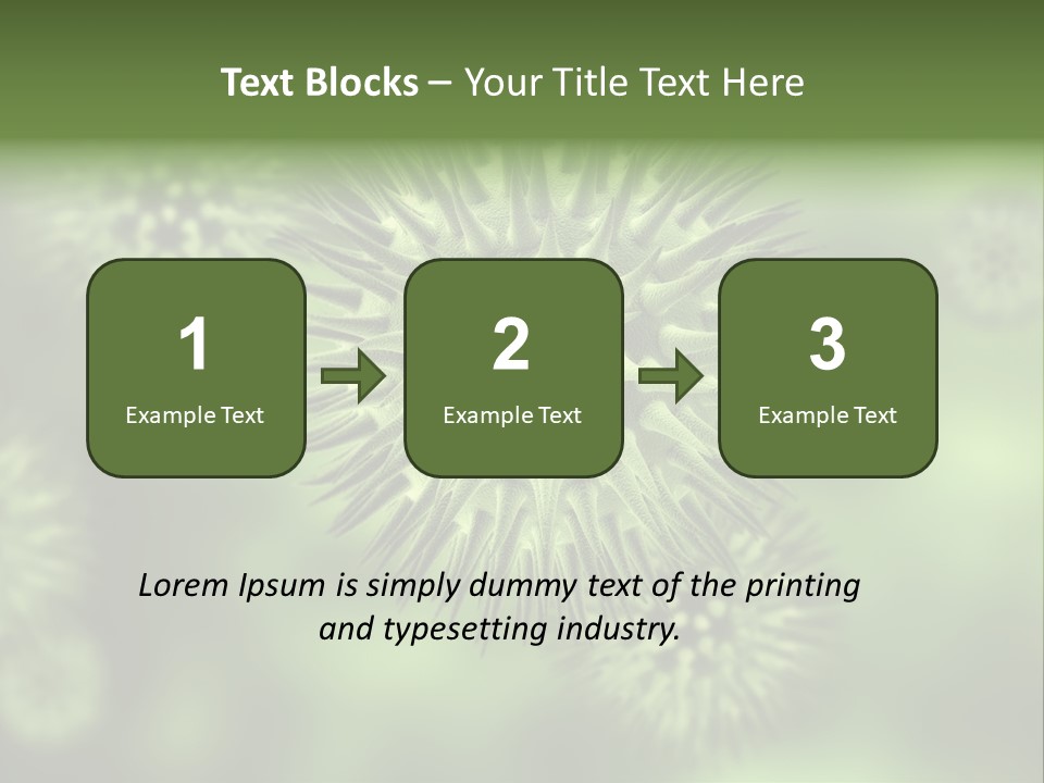 Viral Cell Attack PowerPoint Template