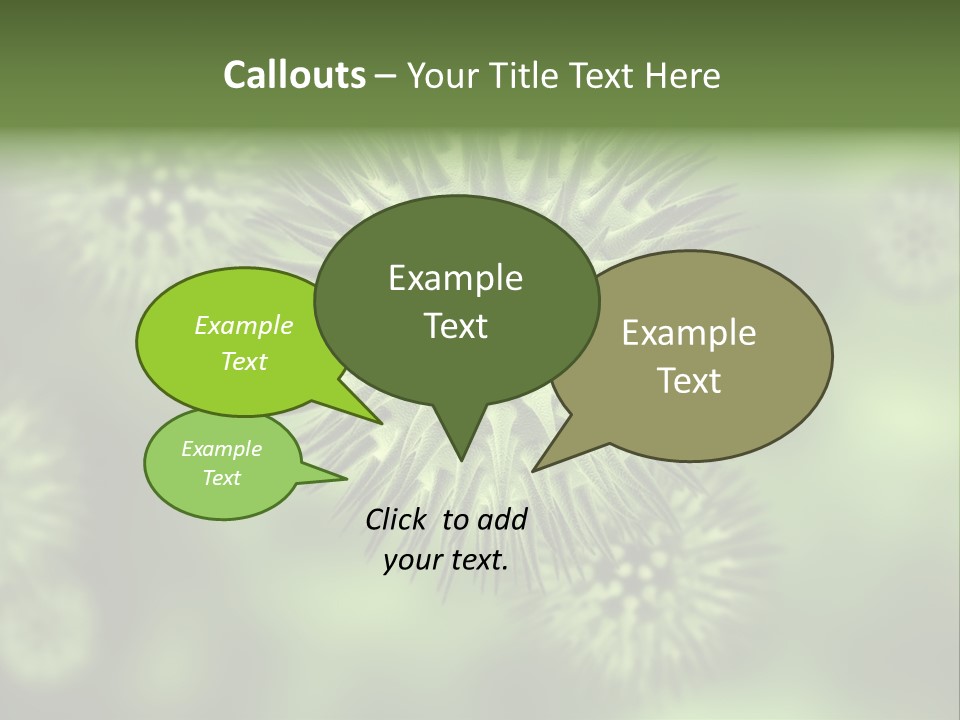 Viral Cell Attack PowerPoint Template