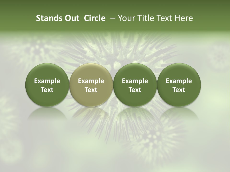 Viral Cell Attack PowerPoint Template