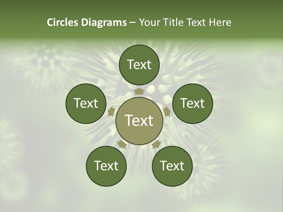 Viral Cell Attack PowerPoint Template