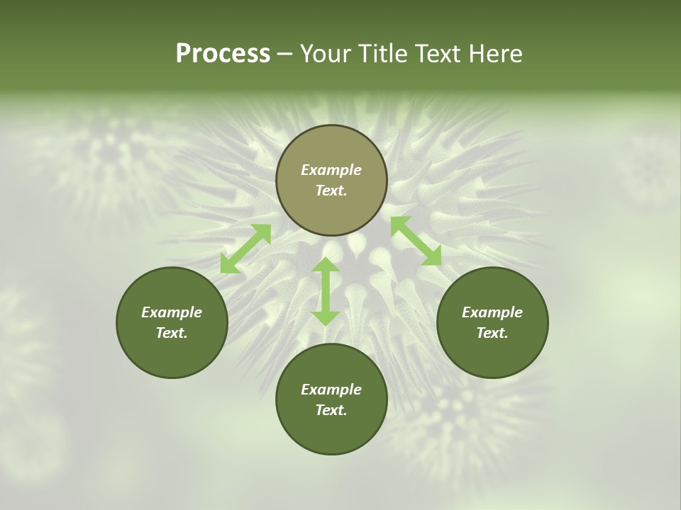 Viral Cell Attack PowerPoint Template