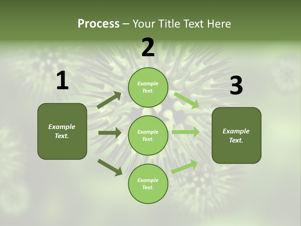 Viral Cell Attack PowerPoint Template