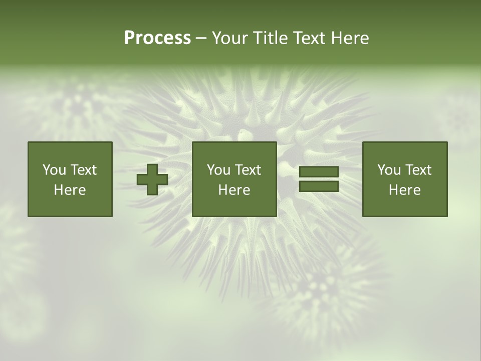 Viral Cell Attack PowerPoint Template
