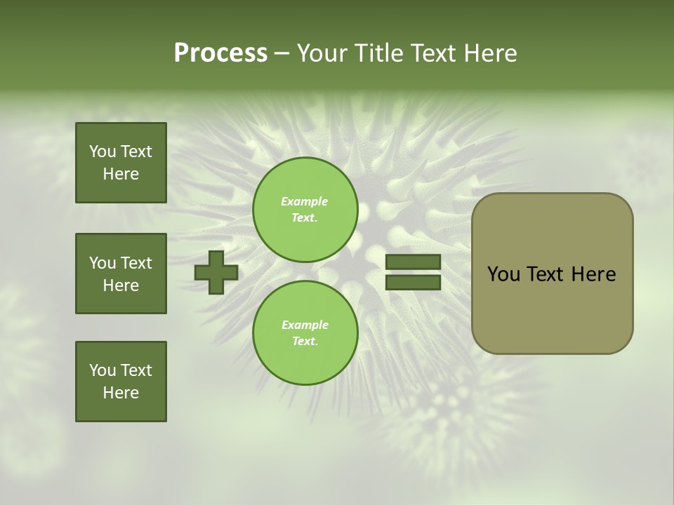 Viral Cell Attack PowerPoint Template
