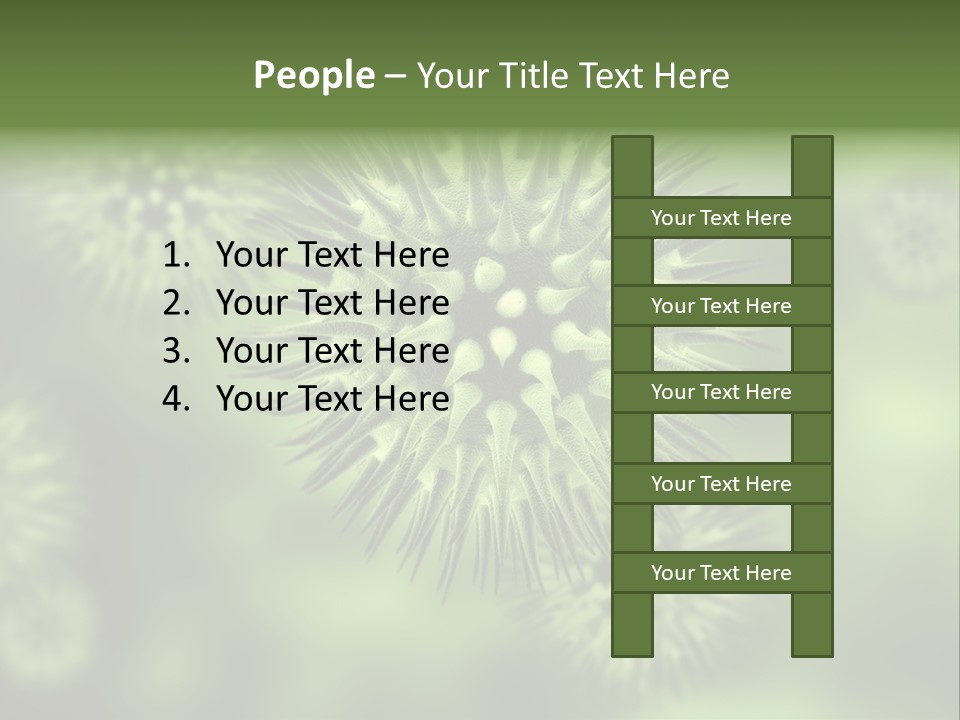 Viral Cell Attack PowerPoint Template