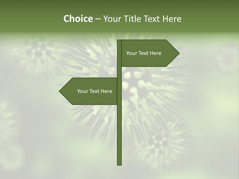 Viral Cell Attack PowerPoint Template