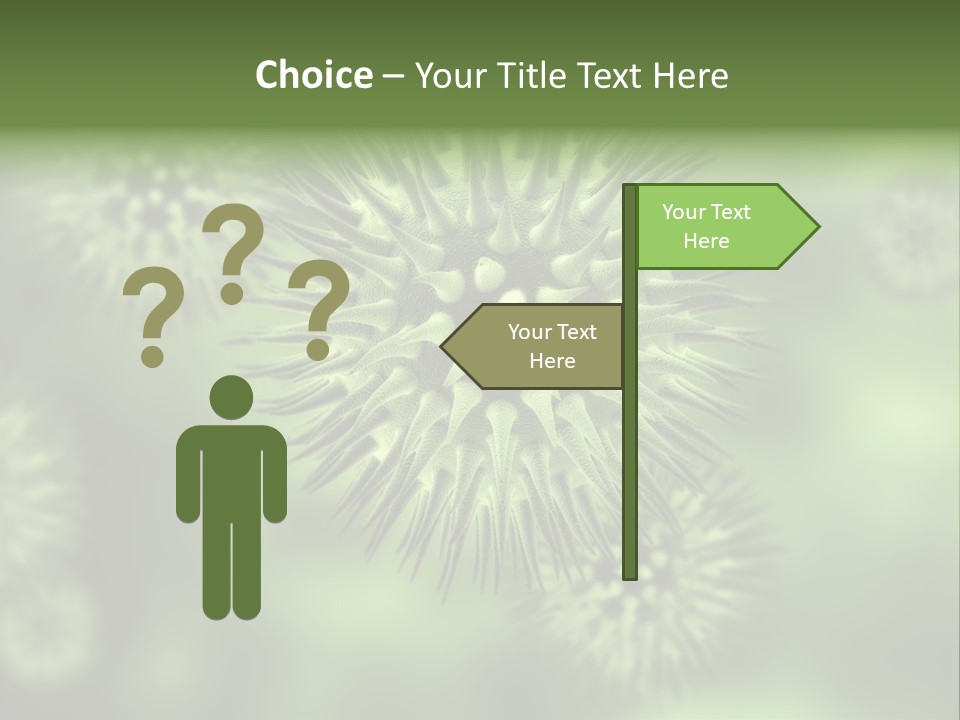 Viral Cell Attack PowerPoint Template