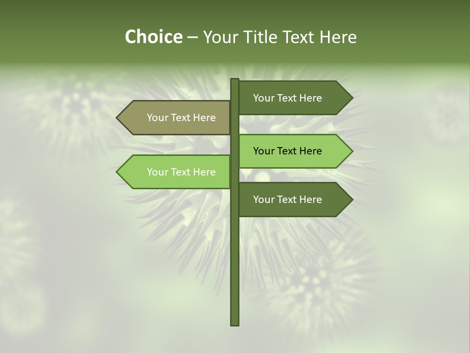 Viral Cell Attack PowerPoint Template