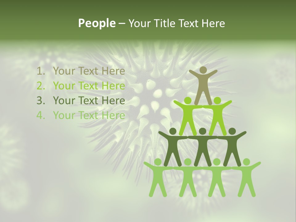 Viral Cell Attack PowerPoint Template