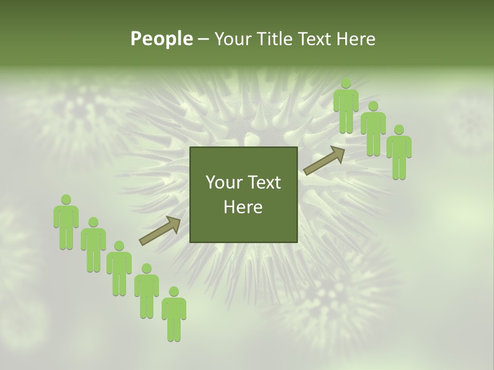 Viral Cell Attack PowerPoint Template