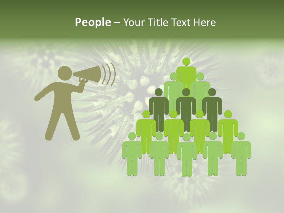 Viral Cell Attack PowerPoint Template