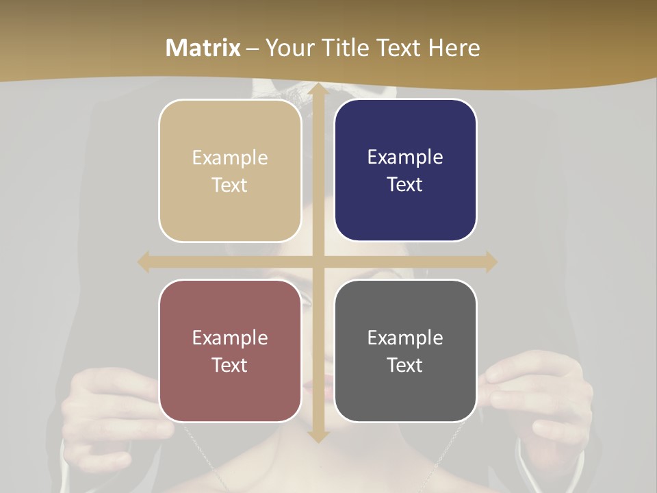 Lipstick Eye Female PowerPoint Template