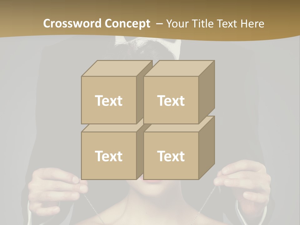 Lipstick Eye Female PowerPoint Template