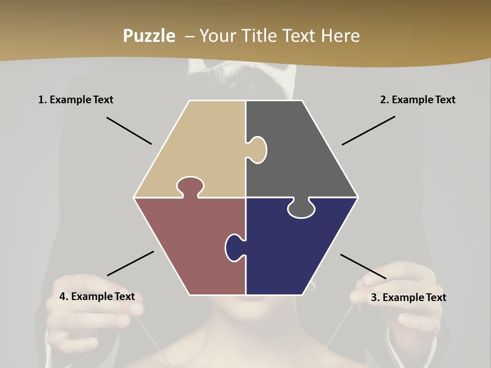 Lipstick Eye Female PowerPoint Template