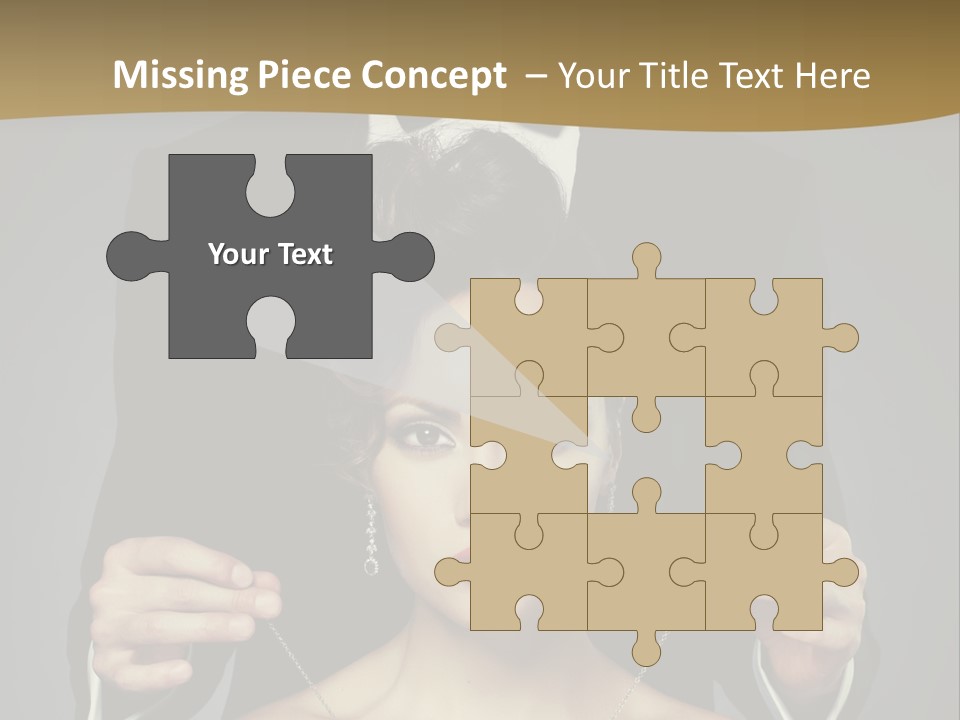 Lipstick Eye Female PowerPoint Template