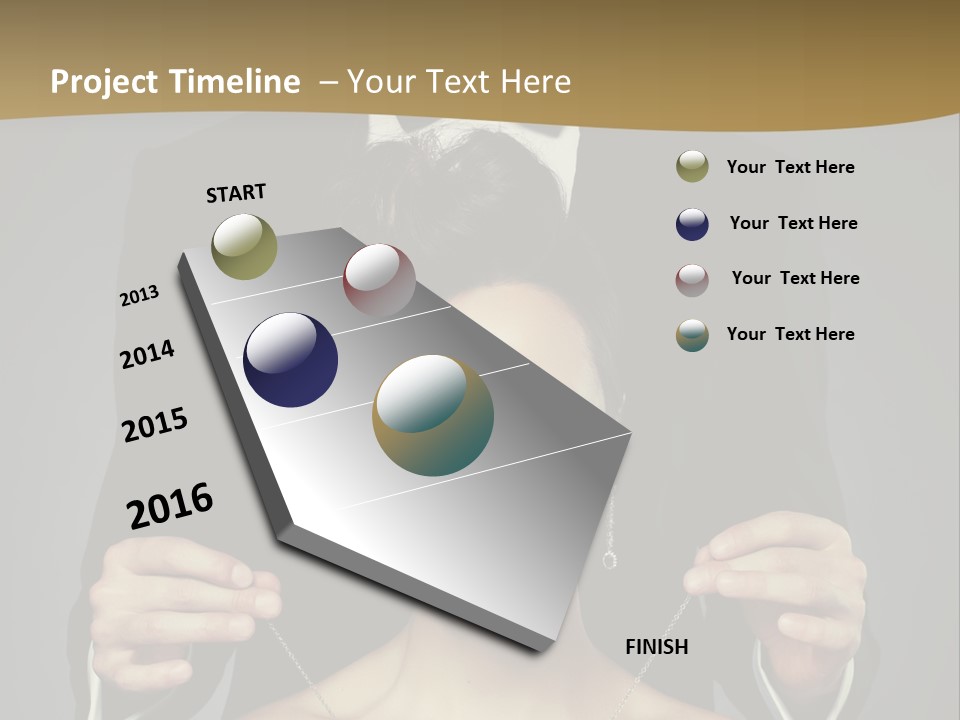 Lipstick Eye Female PowerPoint Template