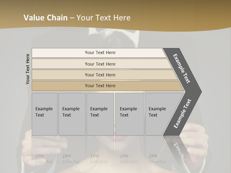 Lipstick Eye Female PowerPoint Template