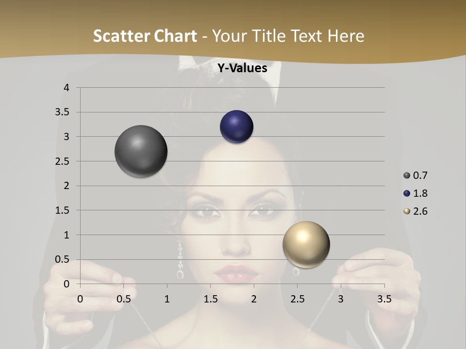 Lipstick Eye Female PowerPoint Template