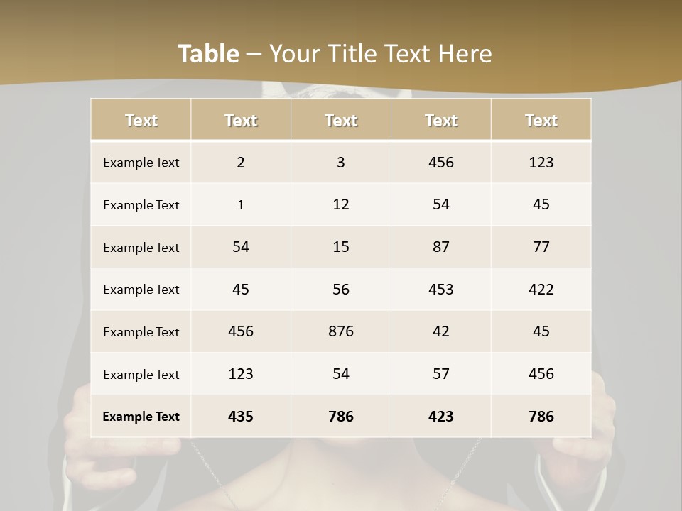 Lipstick Eye Female PowerPoint Template