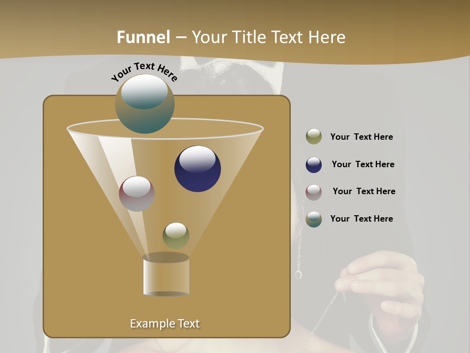 Lipstick Eye Female PowerPoint Template