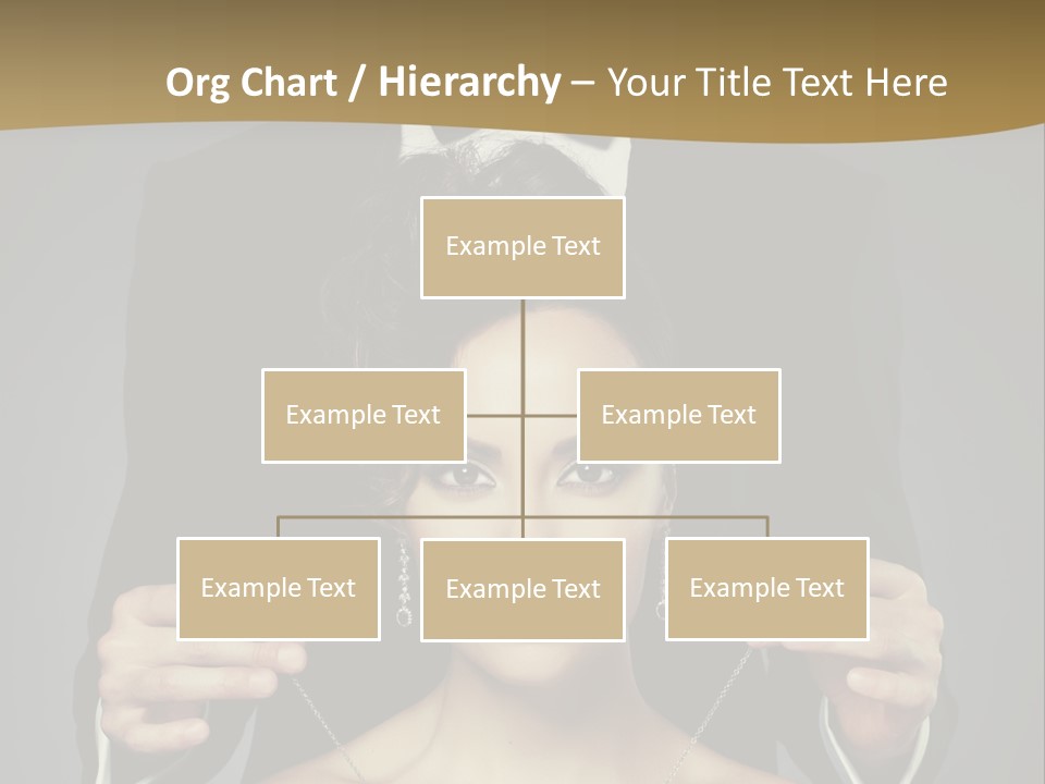 Lipstick Eye Female PowerPoint Template