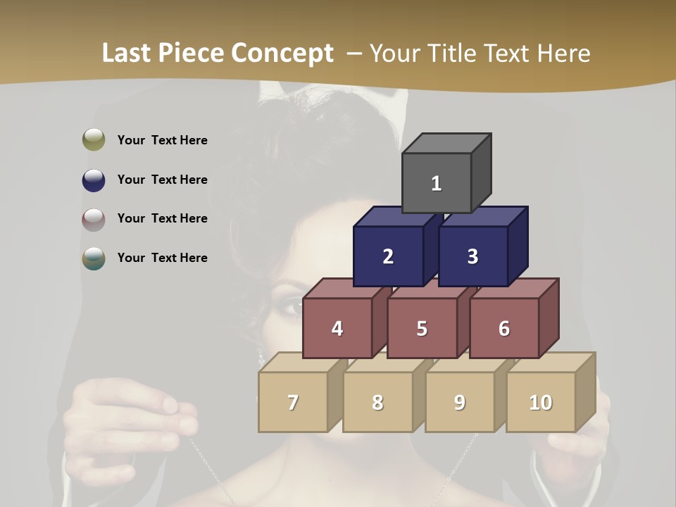 Lipstick Eye Female PowerPoint Template