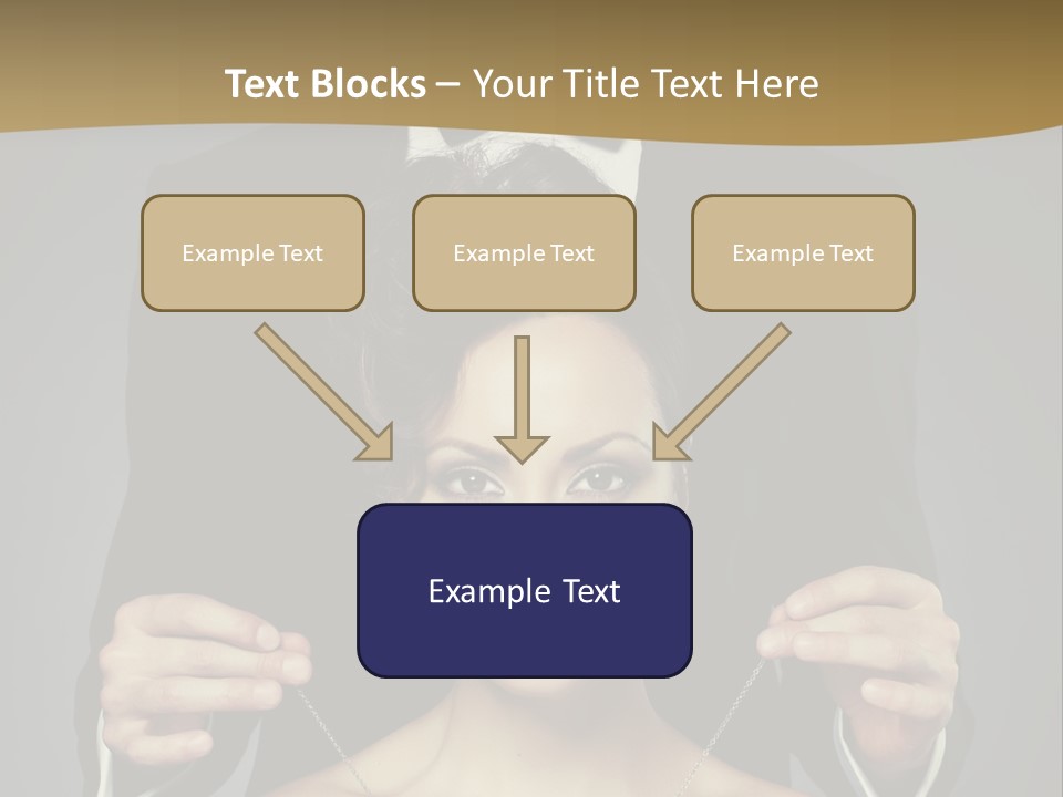 Lipstick Eye Female PowerPoint Template
