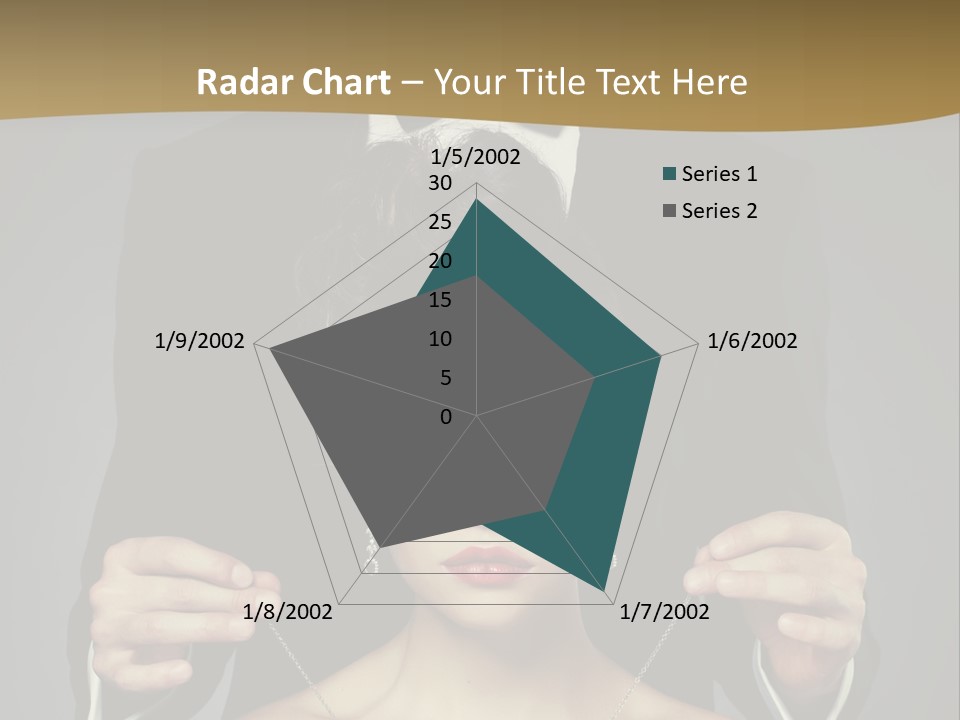 Lipstick Eye Female PowerPoint Template