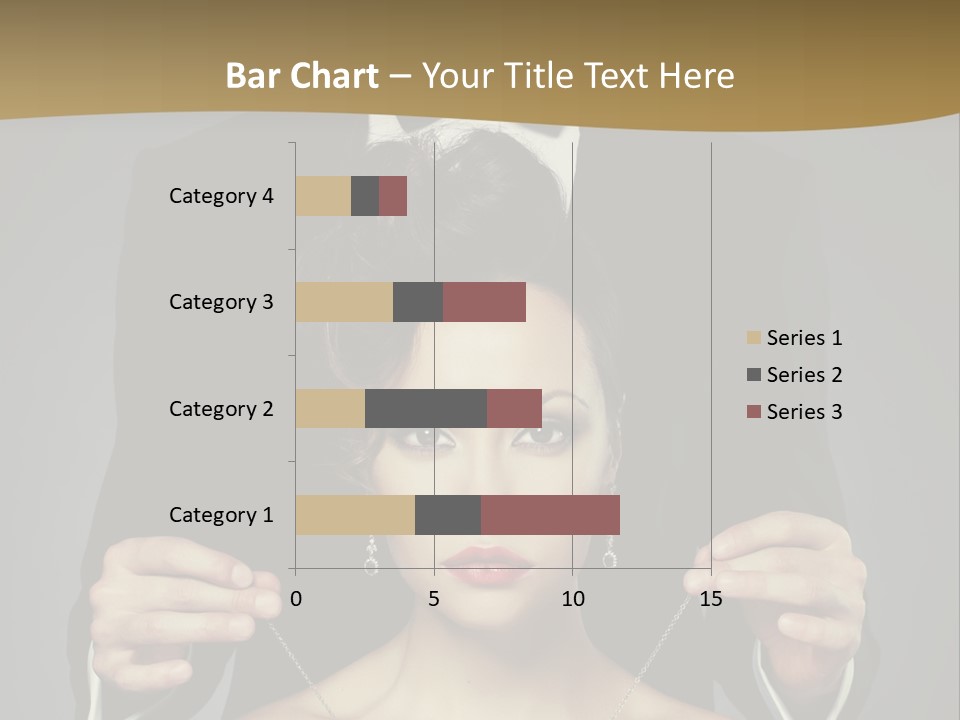 Lipstick Eye Female PowerPoint Template