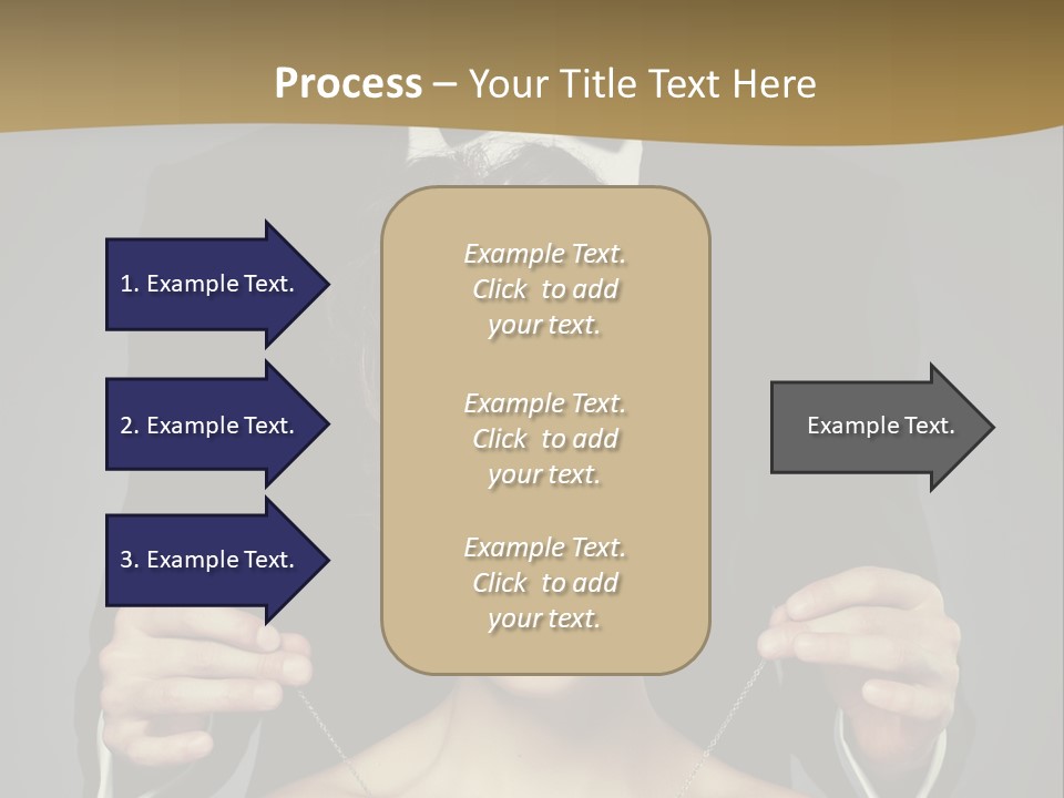 Lipstick Eye Female PowerPoint Template
