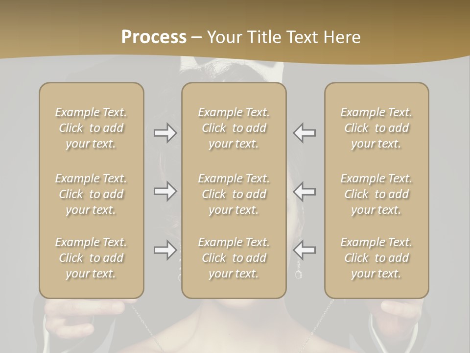 Lipstick Eye Female PowerPoint Template