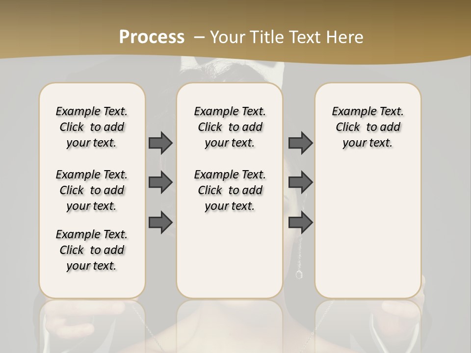 Lipstick Eye Female PowerPoint Template