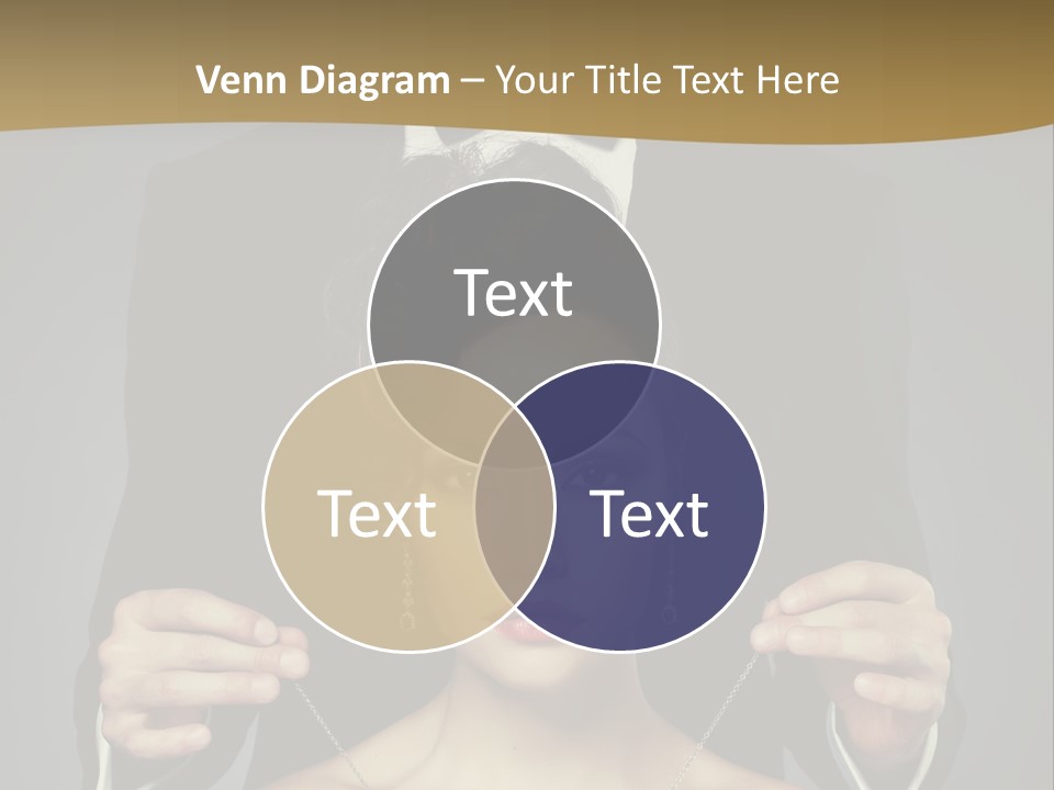 Lipstick Eye Female PowerPoint Template