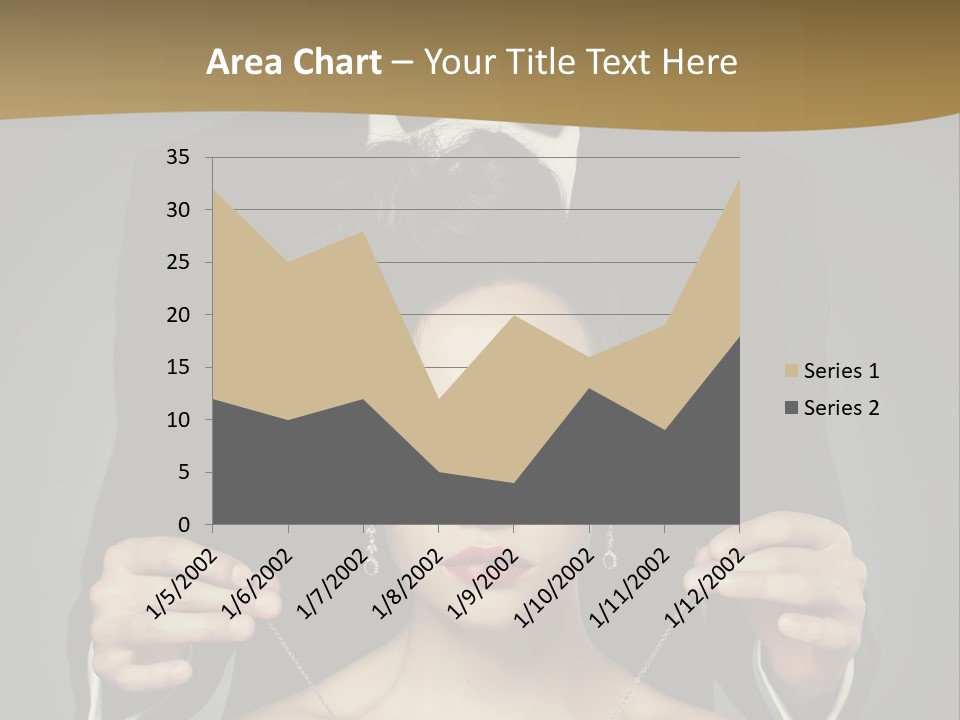 Lipstick Eye Female PowerPoint Template