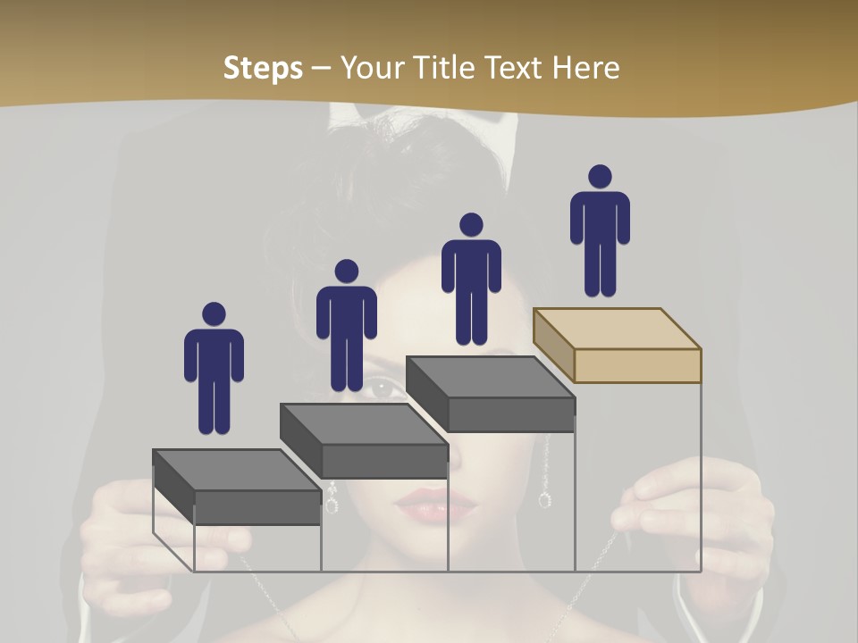 Lipstick Eye Female PowerPoint Template