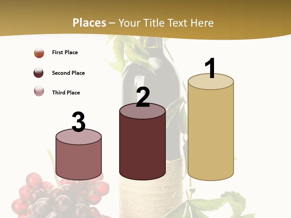 Expensive Alcoholic Claret PowerPoint Template