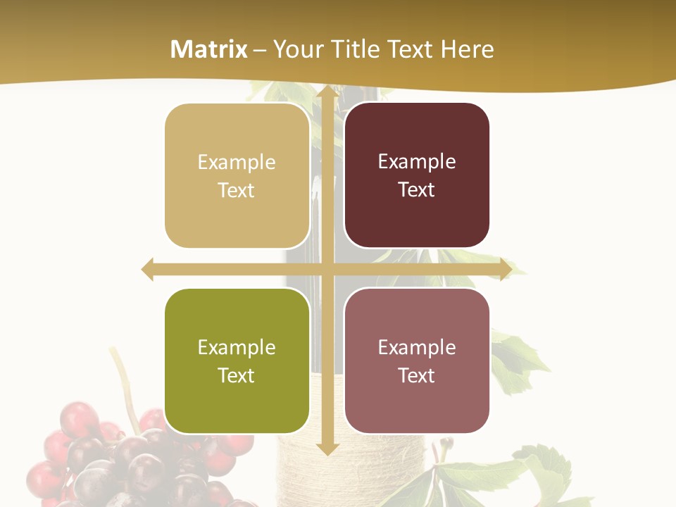 Expensive Alcoholic Claret PowerPoint Template