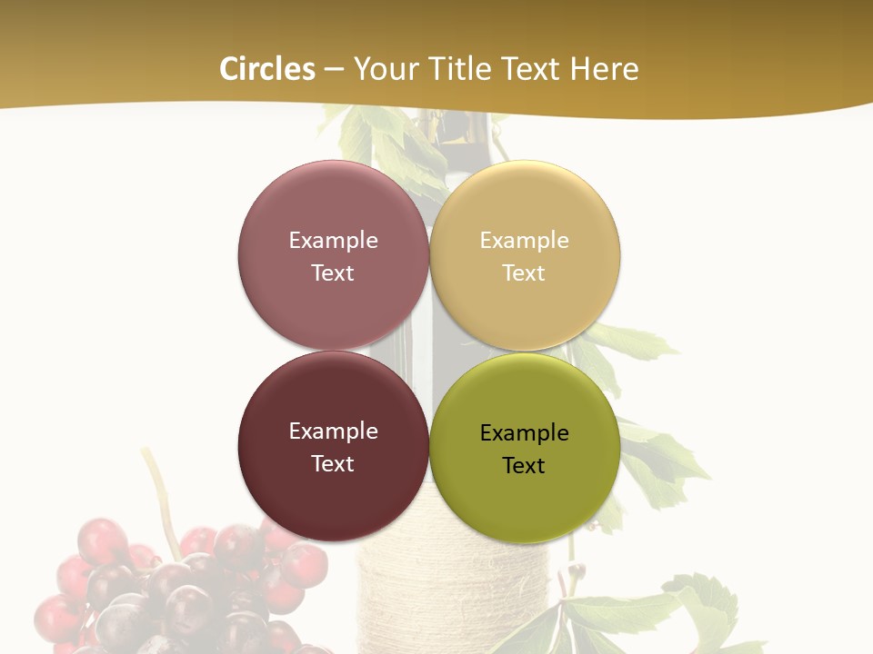 Expensive Alcoholic Claret PowerPoint Template