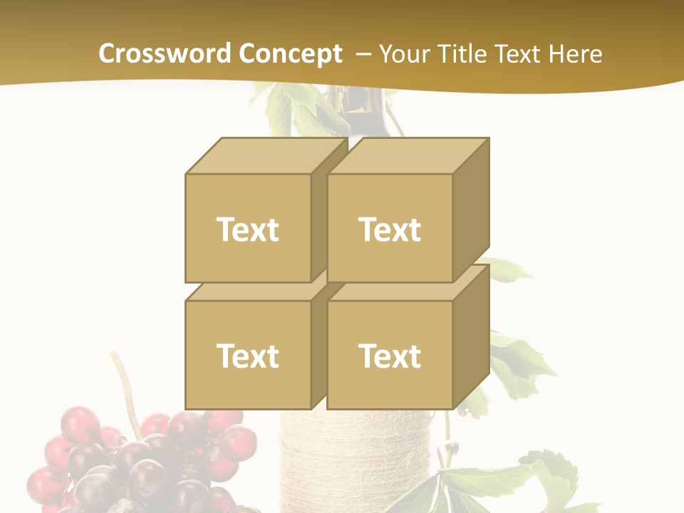 Expensive Alcoholic Claret PowerPoint Template