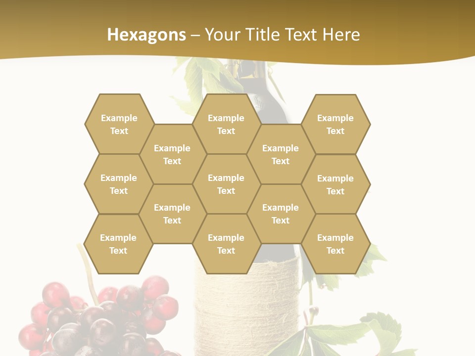 Expensive Alcoholic Claret PowerPoint Template