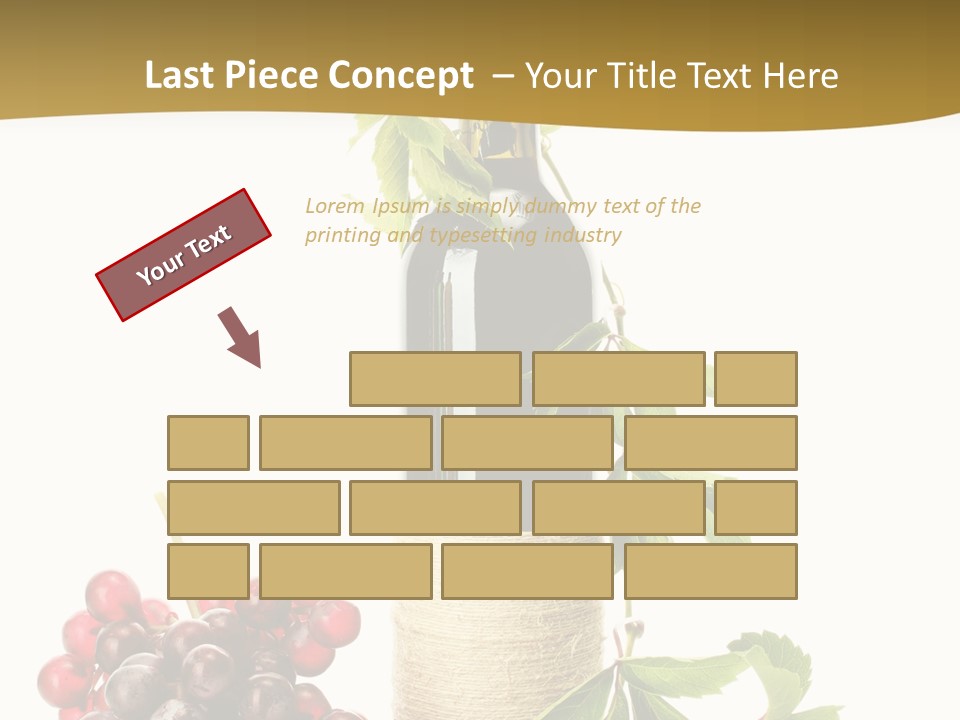 Expensive Alcoholic Claret PowerPoint Template