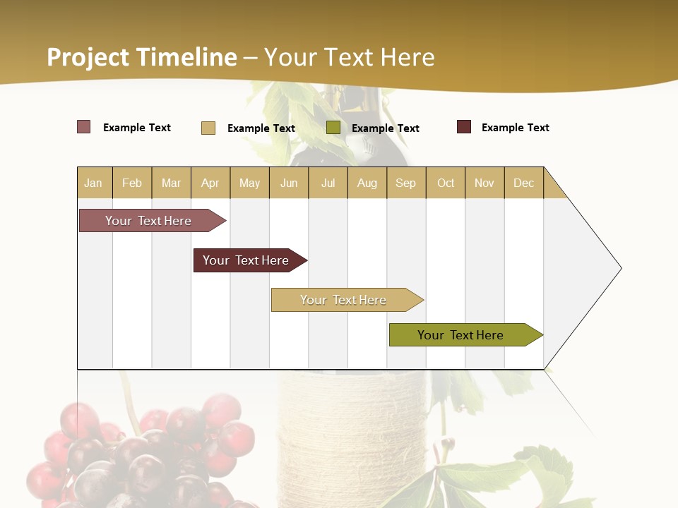 Expensive Alcoholic Claret PowerPoint Template