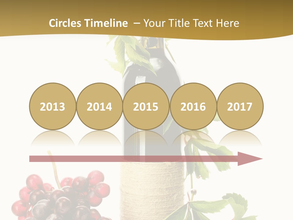 Expensive Alcoholic Claret PowerPoint Template