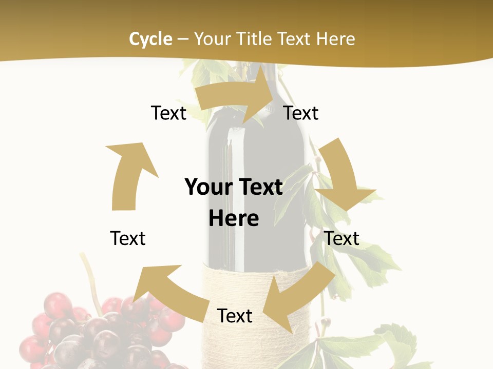 Expensive Alcoholic Claret PowerPoint Template