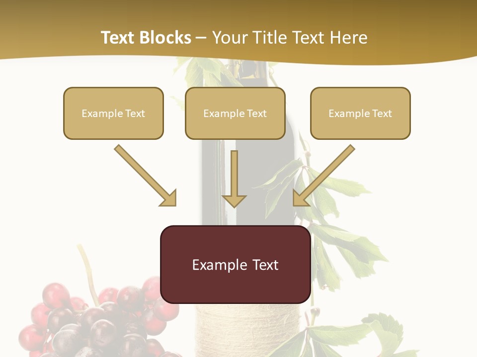 Expensive Alcoholic Claret PowerPoint Template