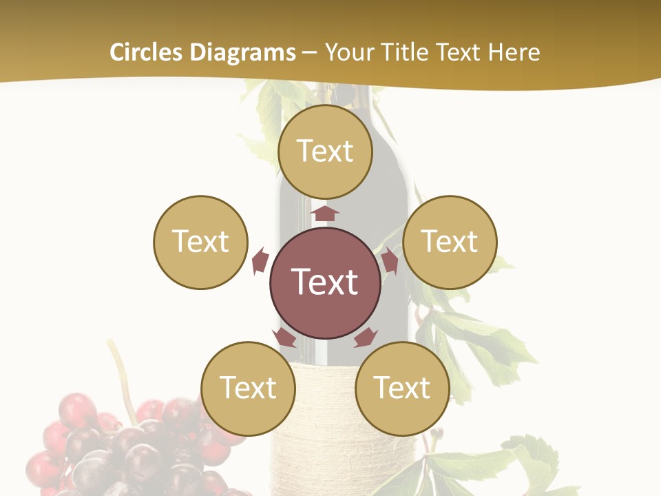 Expensive Alcoholic Claret PowerPoint Template