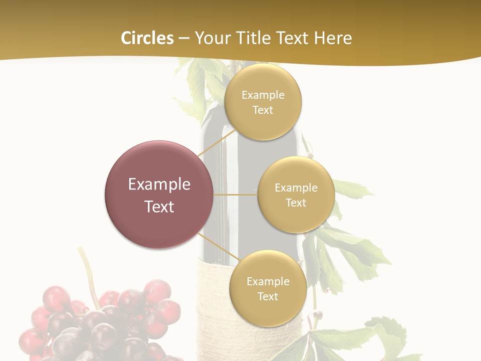 Expensive Alcoholic Claret PowerPoint Template